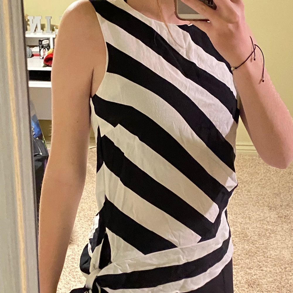 Principles Striped Tank with Bow